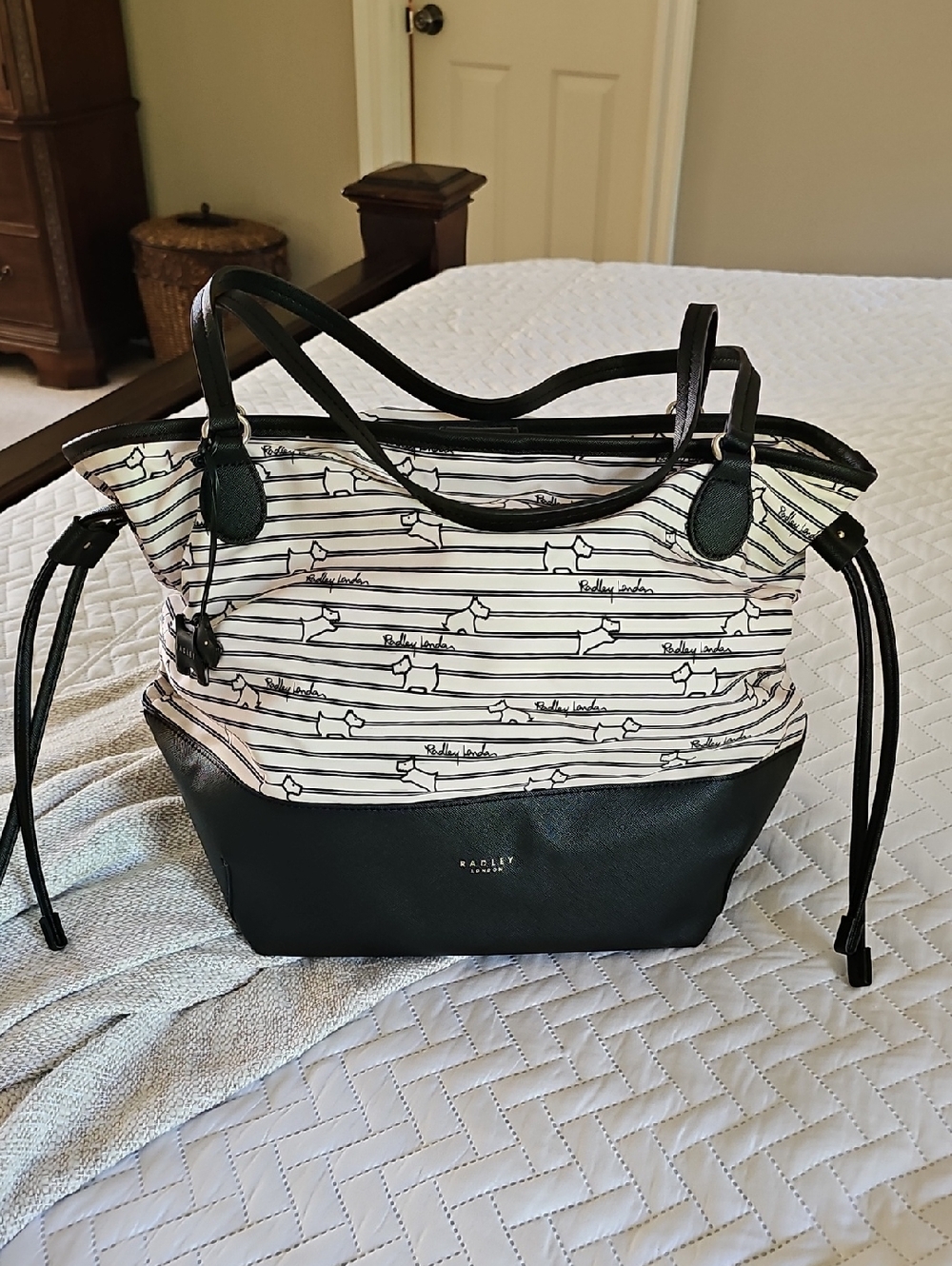 Radley London Dane Park Scotty Print Tote - EUC